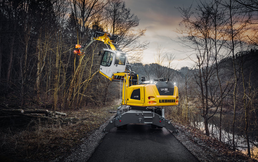 Liebherr présente à la foire forestière de Lucerne 2023 des machines spéciales et des solutions pour l'industrie du bois et la sylviculture